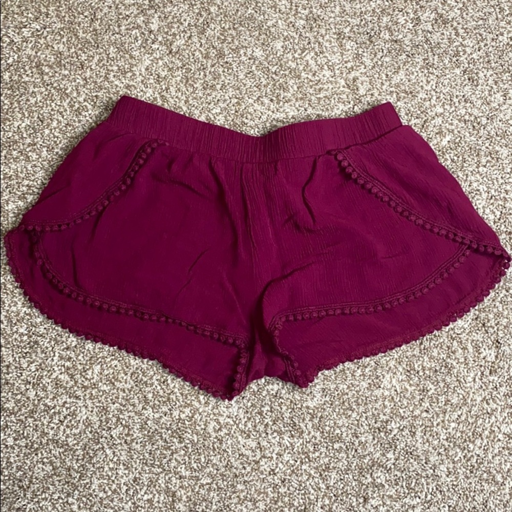 EUC: PacSun Shortie with Scalloped Draping - Picture 2 of 6